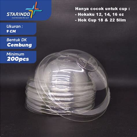 Jual Tutup Gelas Cup Plastik Dk Cembung Dome Lid Dk Diameter Kecil