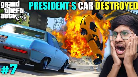 I STOLE PRESIDENT S GOLDEN CAR GTA V GAMEPLAY 7 YouTube