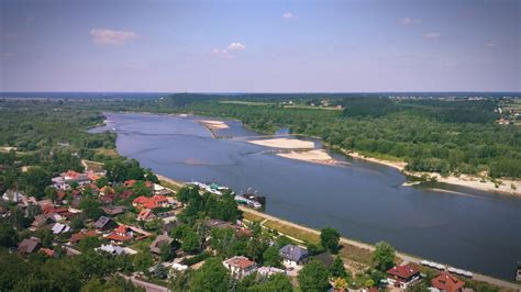 Poland River Vistula Town Landscape Wallpapers Hd Desktop And