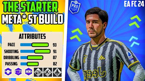 BEST STARTER META STRIKER BUILD EA FC 24 Pro Clubs YouTube