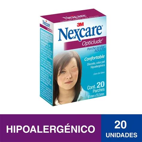 Pack X Parche Ocular Adulto M Nexcare Opticlude Discreto Env O Gratis