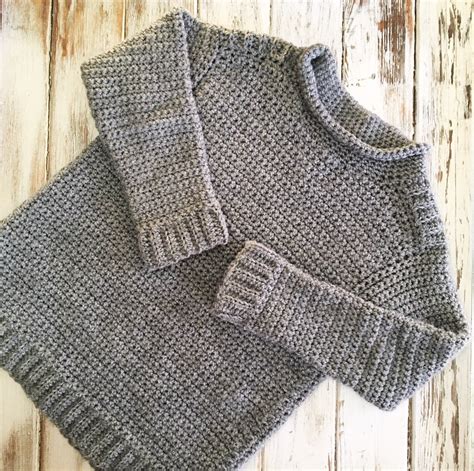 Craft Passions: Kid’s Ribbed Shoulder Sweater#Free#Crochet#pattern link here