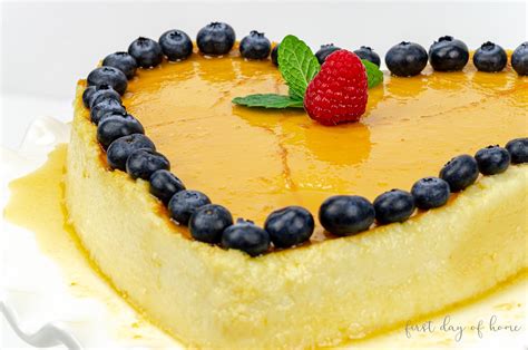 The Best Cheesecake Flan Recipe Of 2024 First Day Of Home