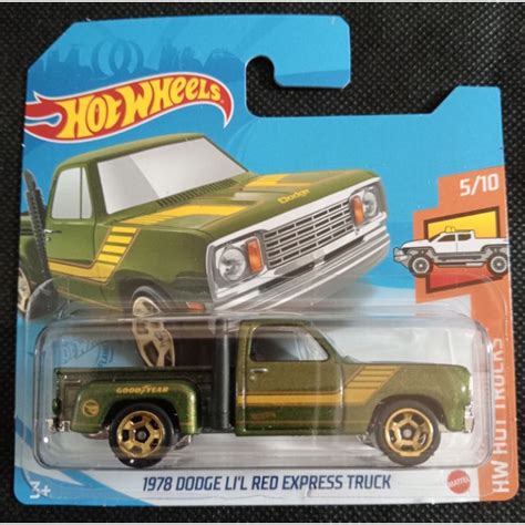 Hot WHEELS TREASURE HUNT REGULAR DONGE LI L RED EXPRESS TRUCK SHORT CARD Shopee Malaysia