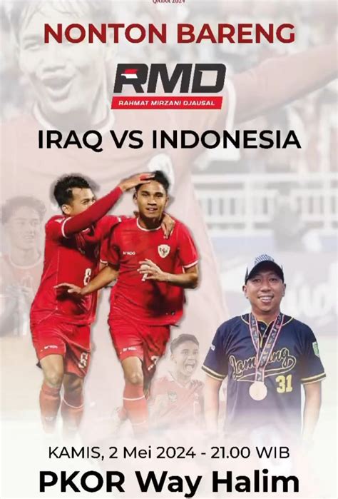 Lokasi Nobar Gratis Indonesia Vs Irak Di Bandar Lampung