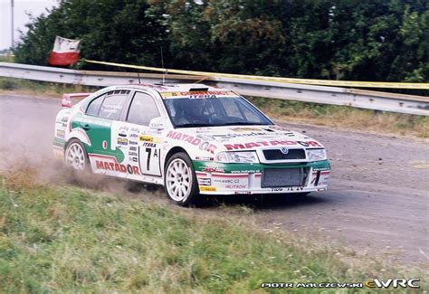 Kopeck Jan Schov Nek Filip Koda Octavia Wrc Evo Barum Rally