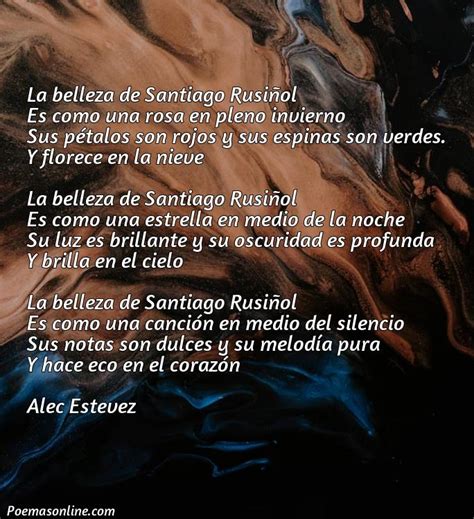 Cinco Mejores Poemas Sobre La Belleza De Santiago Rusiñol Poemas Online