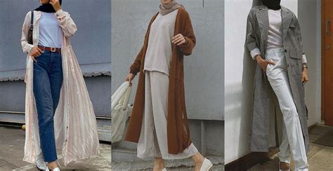 rekomendasi outer panjang menawan  stylish zalora thread