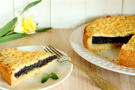 Poppy Seed Pie With Custard Filling Recipe With Photo