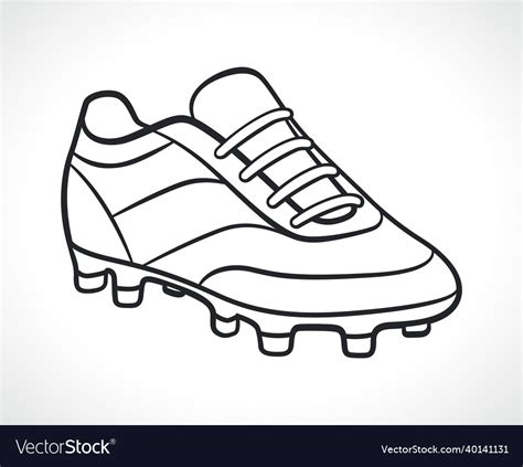 Soccer Cleats Sketch