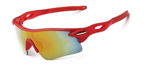 Вело очки спортивные Красная оправа хамелеон (A05) 218087156 – фото ...