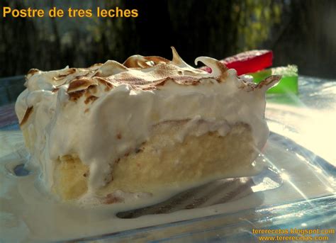 Postre De Tres Leches Cocina