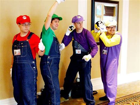 Mario Luigi Wario Waluigi Costumes