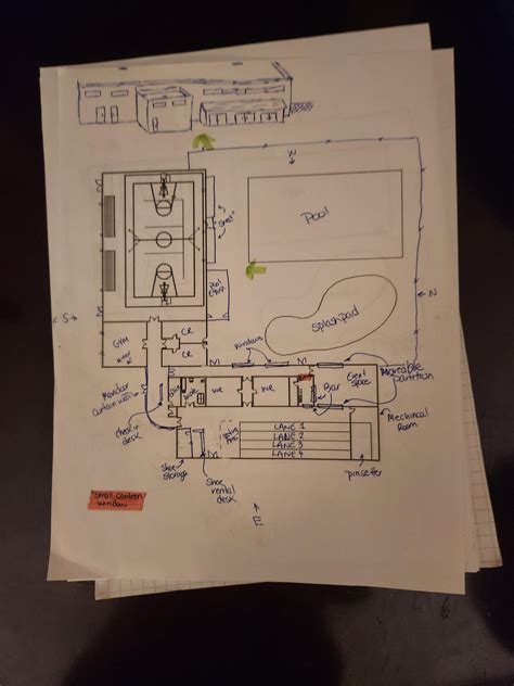 Rec Center design I've been working on. advice welcome!! : r/floorplan