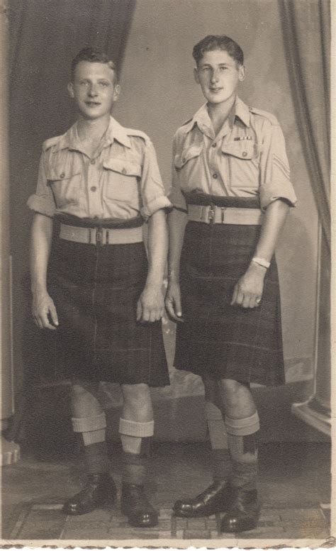 Lance Corporal Charles Campbell And Colleague Seaforth Highlanders Suez