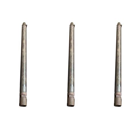 stainless steel silver drill rod set  borewell length mm  rs