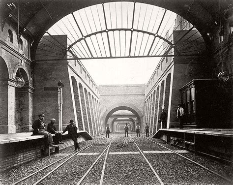 Vintage: London Underground Construction (Victorian Era) | MONOVISIONS ...