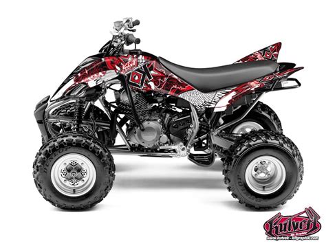 Yamaha Atv Demon Serie Graphic Kit Red Kutvek