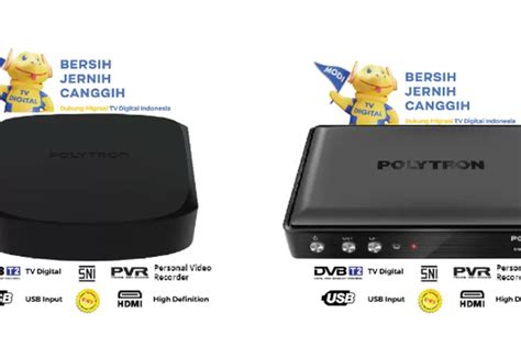 Rekomendasi Set Top Box Tv Digital Polytron Versus Beda