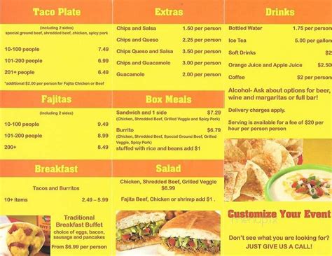 Menu Of Fuzzy S Taco Shop Carrollton TX In Dallas TX 75006