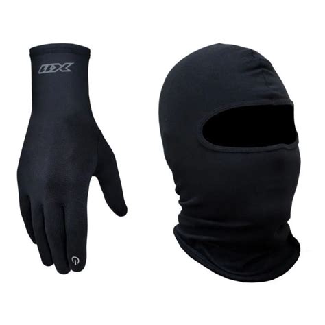 Luva X11 Thermic Segunda Pele Térmica Touca Balaclava Ninja Moto