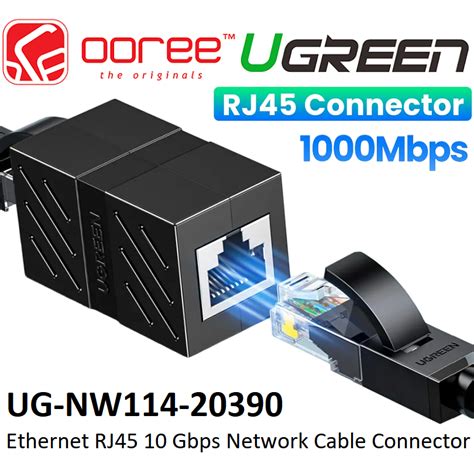 UGREEN NW114 RJ45 CONNECTOR NETWORK ETHERNET EXTENDER ADAPTER SUPPORT