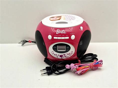 Boombox Barbie Cd Radio Aux In Lexibook Rcd102bb Odtwarzacze Cd Md I