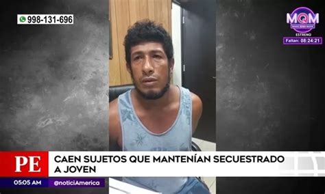 Mi Perú Policía Capturó A Sujetos Que Secuestraron A Joven