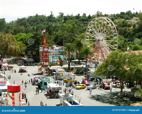 Top View Of The Fairgrounds Los Angeles County Fair Fairplex Pomona