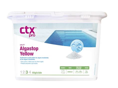 ALGASTOP MOUTARDE 1 5KG Anti Algues Moutarde CTX YesPiscine