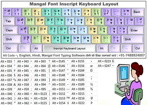 mangal font inscript keyboard layout expert typing tutor
