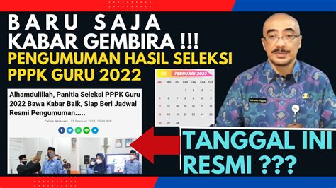 Bukti Kuat Bersiap Ini Tanggal Pengumuman Kelulusan Pppk Guru