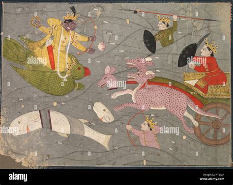 Krishna fighting vanasuras sons hi-res stock photography and images - Alamy