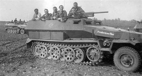 German Armored Personnel Carrier Sdkfz 2511 Ausf C Front World War