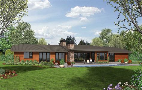 Plan 69510AM Stunning Contemporary Ranch Home Plan Ranch Style Homes