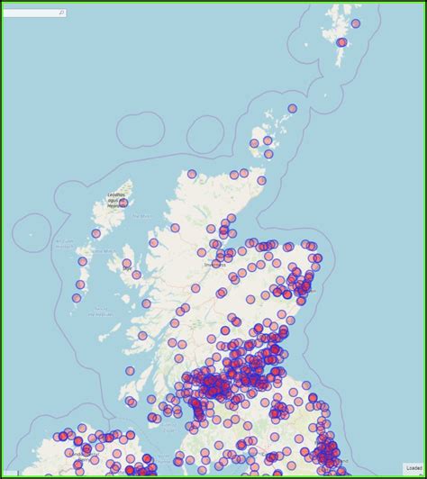 Map Scotland Famous Golf Courses - map : Resume Examples #pv9wWyK97A