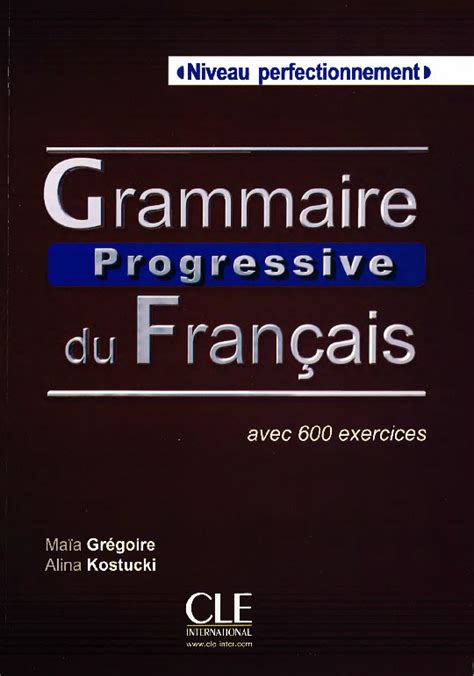 Pdf Grammaire Progressive Du Fran 231 Ais Niveau Perfectionnement