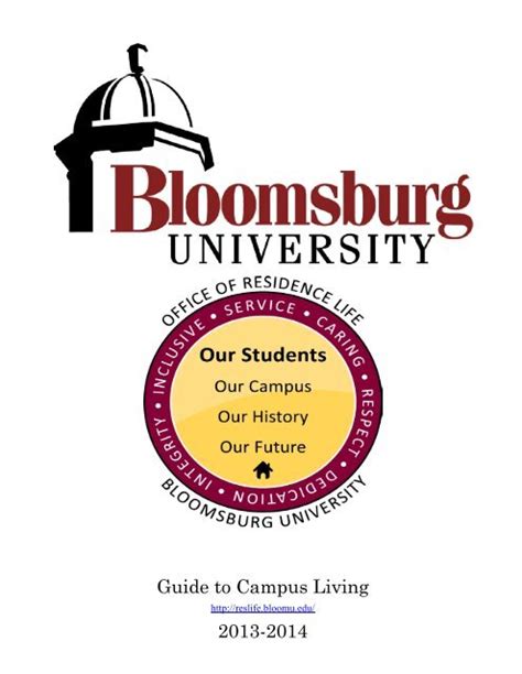 Guide To Campus Living The Office Of Residence Life Bloomsburg