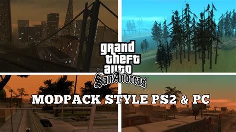 Modpack Grafik Style Ps2 Pc GTA SA ANDROID YouTube