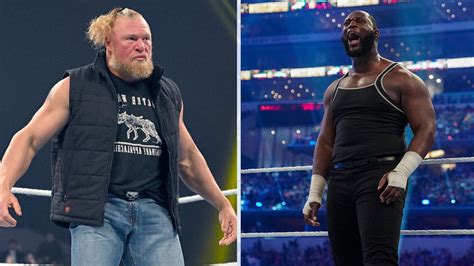 Brock Lesnar Vs Omos At WrestleMania 39 Comparing The WWE Stars