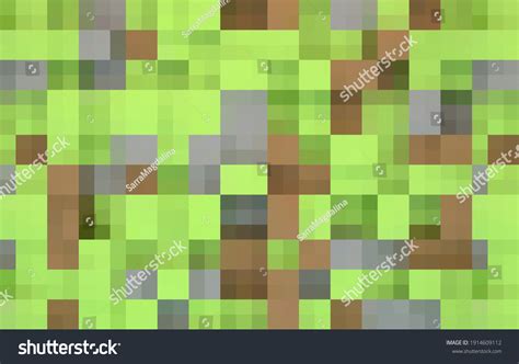 Pixel Background Concept Games Background Minecraft Stock Vector ...