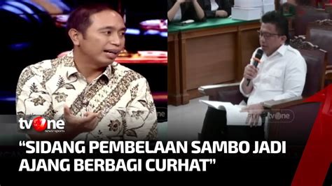 Pengamat Hukum Pidana Soroti Sidang Pledoi Ferdy Sambo Memancing