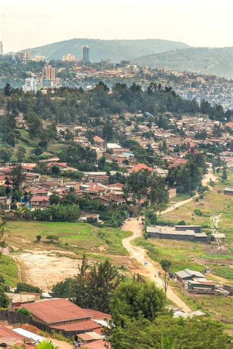 Aerial View of Kigali from a Distance Stock Image - Image of landscape ...