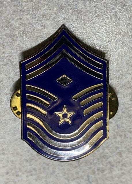 Usaf Air Force Senior Master Sergeant Sgt Chevron Rank Stripes Pin F Ebay