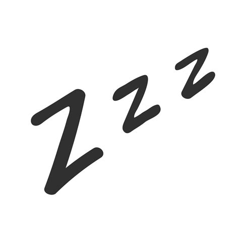 Sleep Zzz Clipart Black And White