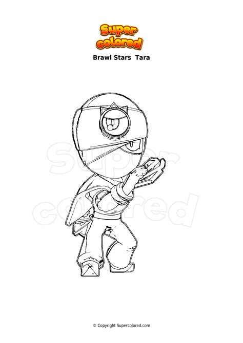 Dibujos De Brawl Stars Para Colorear Tara Dibujos Para Colorear Ysexiz Pix