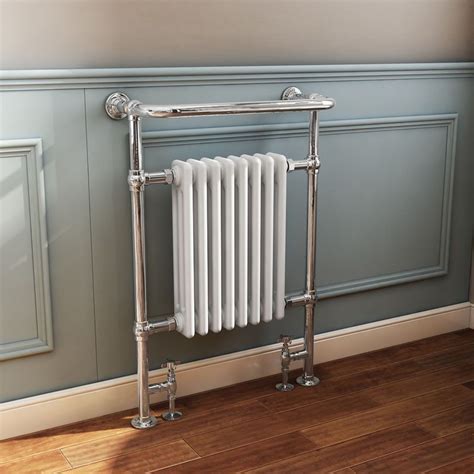 WarmeHaus Traditional Victorian Heated Towel Rail Bathroom Radiator