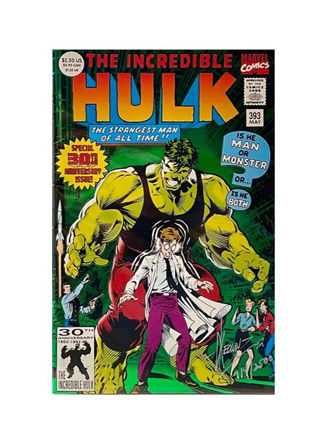 Marvel Comics Incredible Hulk Th Ann Issue Foil Cover