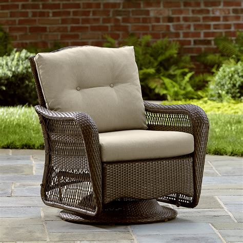 Grand Harbor May Street Swivel Glider Outdoor Living Patio