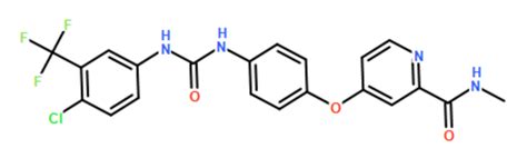 The Schematic Structure Of Sorafenib C 21 H 16 Clf 3 N 4 O 3 Mw 464 82 Download Scientific